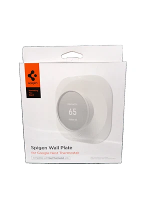 Spigen Wall Plate For Google Nest Thermostat - White - Image 1 of 3
