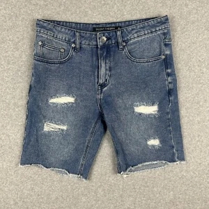 Silent Theory The Ramble Men's Denim Shorts Size 30 Distressed Blue Street Wear - Bild 1 von 13