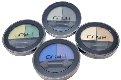 Lot of 4 Gosh Matt Duo Eye Shadow Green Blue Brown Grey Sealed Quick Shipping US - Image 1 of 4