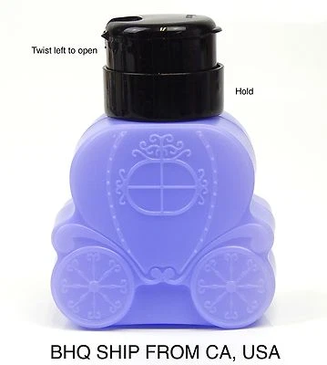 Botella dispensadora de bomba de uñas (púrpura) Foto 1 de 2