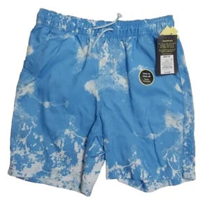 *NWT* Boys Art Class M(8-10) Blue Splash UPF 50+ Drawstring Swim Shorts #Y39 - Picture 1 of 2