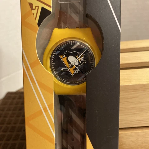 Pittsburgh Penguins “Swatch Type” Watch NIB Cover