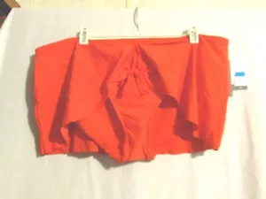 Size XL (16/18) Time &Tru Ladies Red Skirt Swim Bottoms - Picture 1 of 3