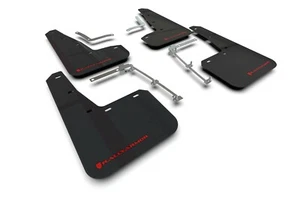 Rally Armor Mud flaps Black Flap Red Logo For Toyota Yaris GR 2020-2024 GR Yaris - Picture 1 of 9