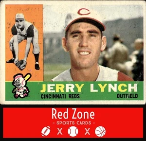 1960 Topps - #198 Jerry Lynch VG - Picture 1 of 2