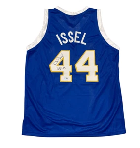 Dan Issel Signed Denver Nuggets Custom Jersey w/ HOF 93 Beckett Witness BAS COA - Picture 1 of 3