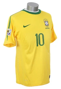 2010 Kaka, Brazil World Cup Match Worn Nike Jersey vs. Chile (2) LOA's - Picture 1 of 13