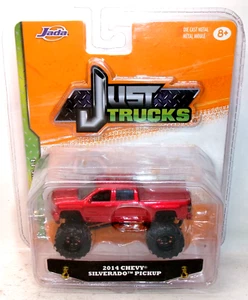 Jada Toys 2017 aprox 1:50 (?) Camioneta Chevy Silverado 2014 roja Just Trucks - Imagen 1 de 5