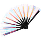 Rave Holographic Fan for Dancing and Cosplay