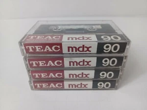 Teac MDX 90 Type IV Metal Position Cassette Tape 70usEQ ~ Lot of 4 - Picture 1 of 6