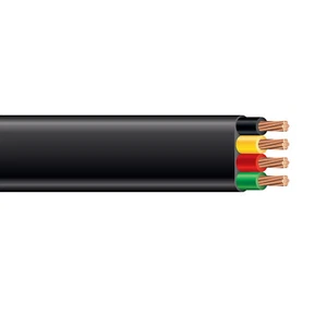 2/3 Submersible Cable Well Pump Wire Black 600V Length 25ft to 1000ft - Picture 1 of 2