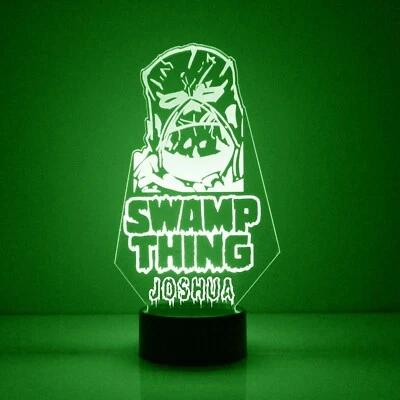 Cosa de pantano, luz nocturna LED, con control remoto, iluminación grabada,  Foto 1 de 4