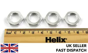 Silber Aluminium M12 gezahnte Radmuttern (17mm Schlüssel) 1/8 RC Buggy/Auto 1/2/4 Stück - Bild 1 von 2