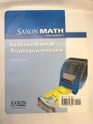 Saxon Math Intermediate 5 Instructional Transparencies Stephen Hake Homeschool - Image 1 of 4