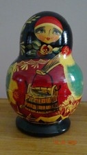Russian doll matryoshka wooden