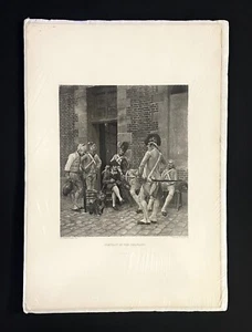 Antique Photogravure "The Portrait of the Serjeant" From J.L.E Meissonier - Picture 1 of 10