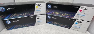 Genuine HP 206A Toner Cartridge Set HP LJ M255 W2110A W2111A W2112A W2113A 4-pk - Image 1 of 2