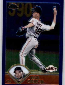 Tarjeta base 2003 Topps cromada José Cruz Jr MLB PWE Giants #69 - Imagen 1 de 2