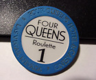 FOUR QUEENS HOTEL CASINO ROULETTE hotel gaming poker chip - Las Vegas, NV