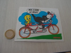 autocollant publicité   STENVAL TITI ET GROS MINET   ( aut  1   ) - Picture 1 of 2