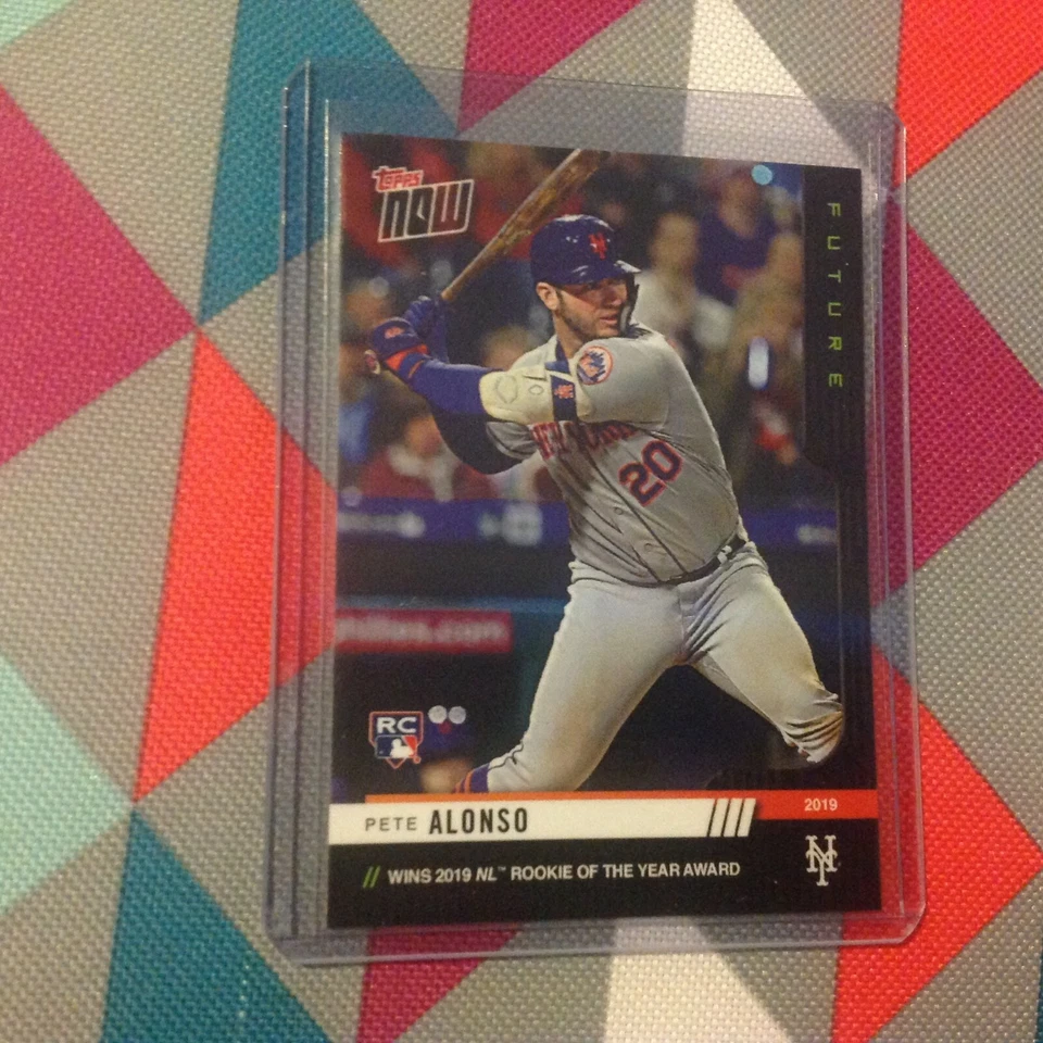  Pete Alonso #81 RC Mets only 25 made NLROY Award 2019 TOPPS NOW Future Redeemed - Image 1 of 1