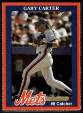 1989 New York Mets Junior Mets Club #NNO Gary Carter Excellent