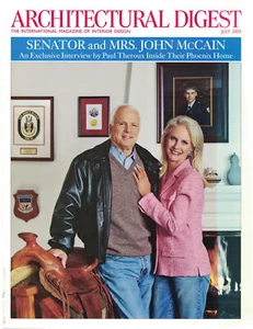 Architectural Digest Juli 2005 Senator und Mrs. John McCain - Bild 1 von 1