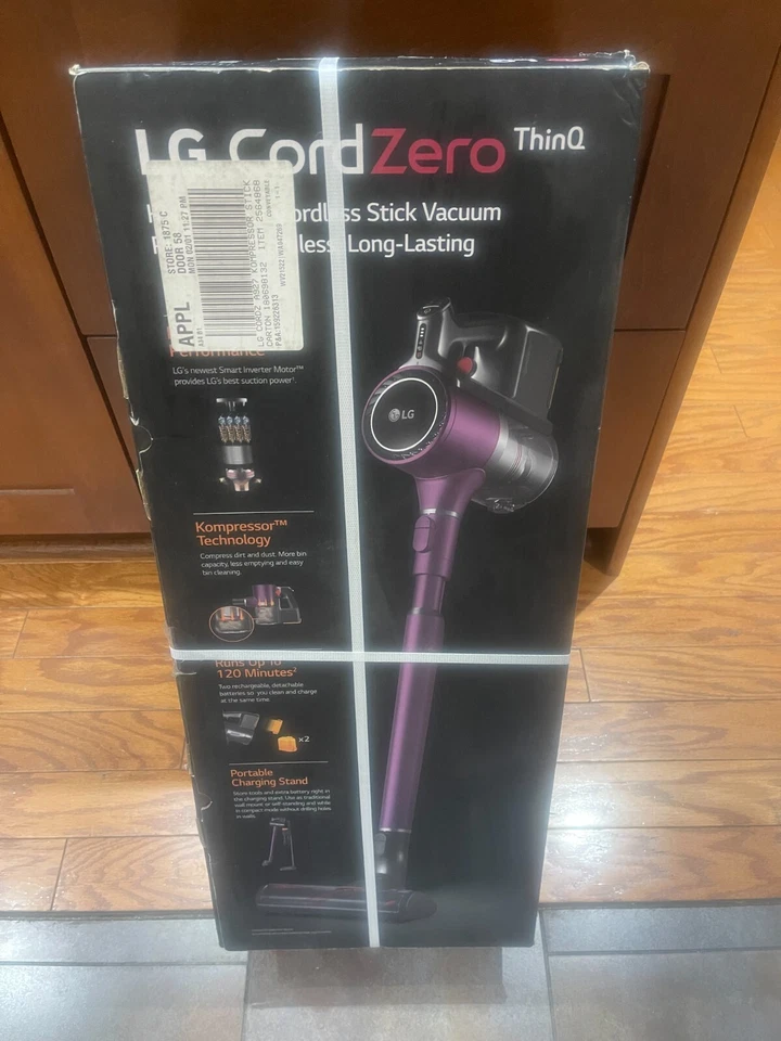 LG CordZero A927KGMS Kompressor Cordless Stick Vacuum Cleaner - Iron Gray