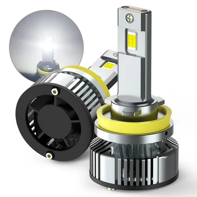 LED H11 Headlight Super Bright White 30000LM 6 Bulbs Kit 6500K Chip Plug&Play - Image 1 of 4
