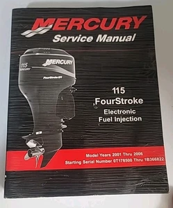 MERCURY FACTORY SERVICE MANUAL  90-881980R03 - Picture 1 of 4