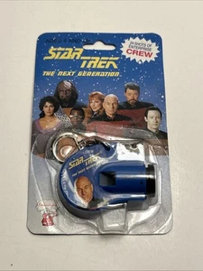 Star Trek: The Next Generation Mini Photo Viewer Key Chain Toy 1993 NEW - Crew - Picture 1 of 2