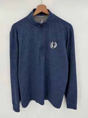 Johnnie O Dallas Mavericks NBA 1/4 Zip Pullover Floral Pattern Size Medium - Image 1 of 4