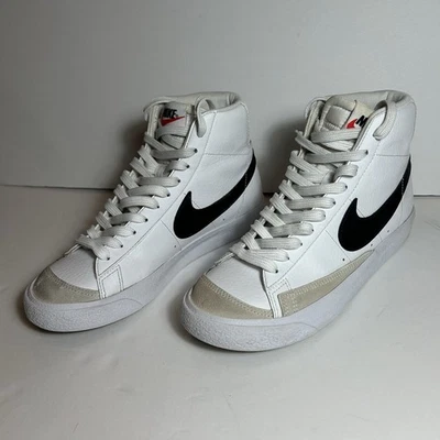 Nike Blazer Mid ’77 White Black High Top 6Y Women’s 7.5 DA4086-100 Sneakers - Image 1 of 4