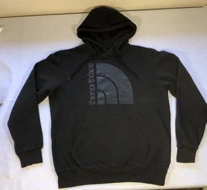 The North Face Hoodie Pullover Pocket Black Sweatshirt & Logo Mens Size S - Picture 1 of 7