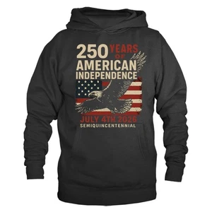 250 Años del Día de la Independencia Americana Bandera de Estados Unidos 4 de Julio Sudadera Patriótica - Imagen 1 de 4