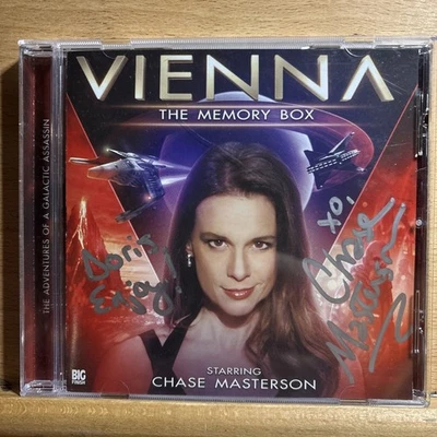 BiG FINISH -Vienna by Morris, Jonathan Audio CD  SIGNED By Chase Masterson - Imagem 1 de 3