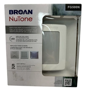 Broan NuTone FG500N LED Grille Upgrade For Bathroom Ventilation Fans (OB) - Picture 1 of 5