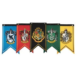 Conquest Journals Harry Potter Wizarding House Banner Flag Set, 12'' x 20'' P... - Picture 1 of 9