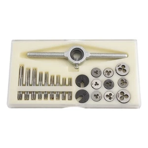 Tapping Tools Tap Die Set 31pcs Multi-purpose Perfect Tap Holder Wrench - Picture 1 of 24
