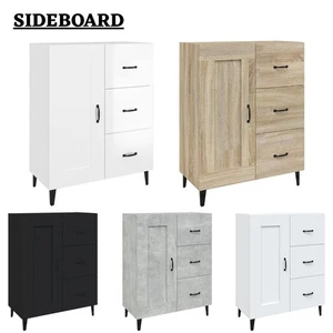 Sideboard Cupboard Storage Cabinet Buffet Highboard Engineered Wood Vidaxl - Picture 1 of 41