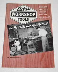 Catálogo de herramientas eléctricas Atlas Press Co. 1953 de colección y lista de precios - Imagen 1 de 8