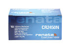 10 x Renata CR2450 Batteries, Lithium Battery 2450 | Shipped from Canada