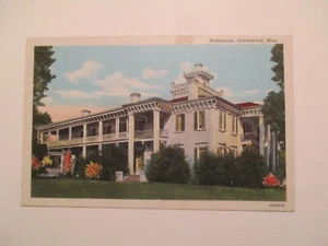 Greenwood Mississippi Postcard Malmaison MS - Picture 1 of 2