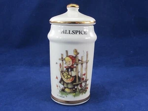 MI Hummel Spice Jar ALLSPICE 24K Gold Trim Empty Resusable 1987 Vintage - Picture 1 of 10