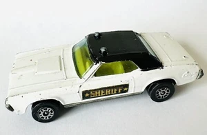 Vintage 1980 Corgi Junior WhizzWheels Mercury Cougar XR7 Police Car 1/64 Sheriff - Picture 1 of 6