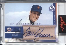 2003 Tom Seaver SP Authentic AUTO CHIROGRAPHY Autograph 60/75 New York Mets HOF