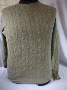 Dunhill Tailors Drumohr Beige Knit Sweater Women's Regular Size 100% Cashmere - Picture 1 of 7