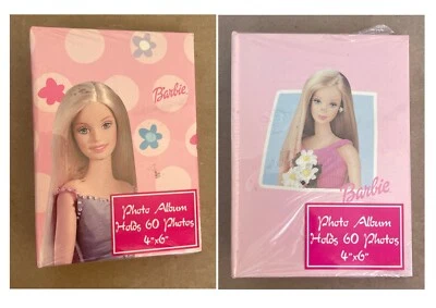 NUEVO LOTE DE 2 ÁLBUMES DE FOTOS BARBIE SELLADOS - 4X6 1999/2001 MATTEL Foto 1 de 4