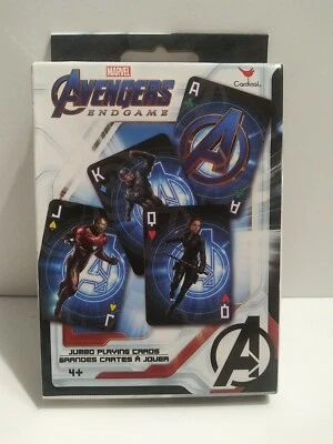 MARVEL Jumbo Playing Cards Avengers Endgame - New - Image 1 of 3