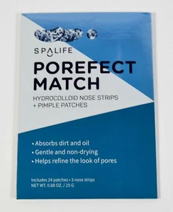 1 SpaLife POREPERFECT MATCH 3 Hydrokolloid Nasenstreifen + 24 Pickelpflaster BLAU - Bild 1 von 2